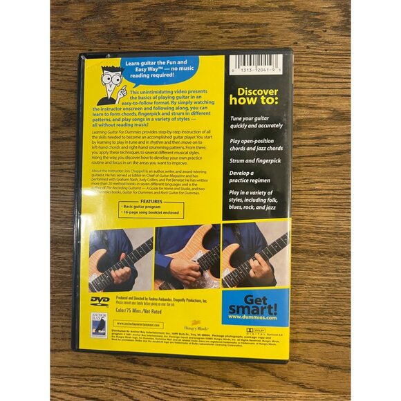 Learning Guitar For Dummies DVD By Jon Chappell Instructional Video - Picture 4 of 4